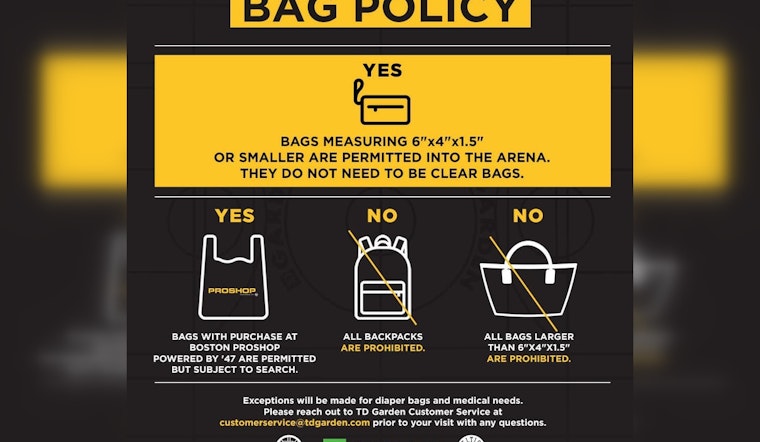 Td Garden New Bag Policy