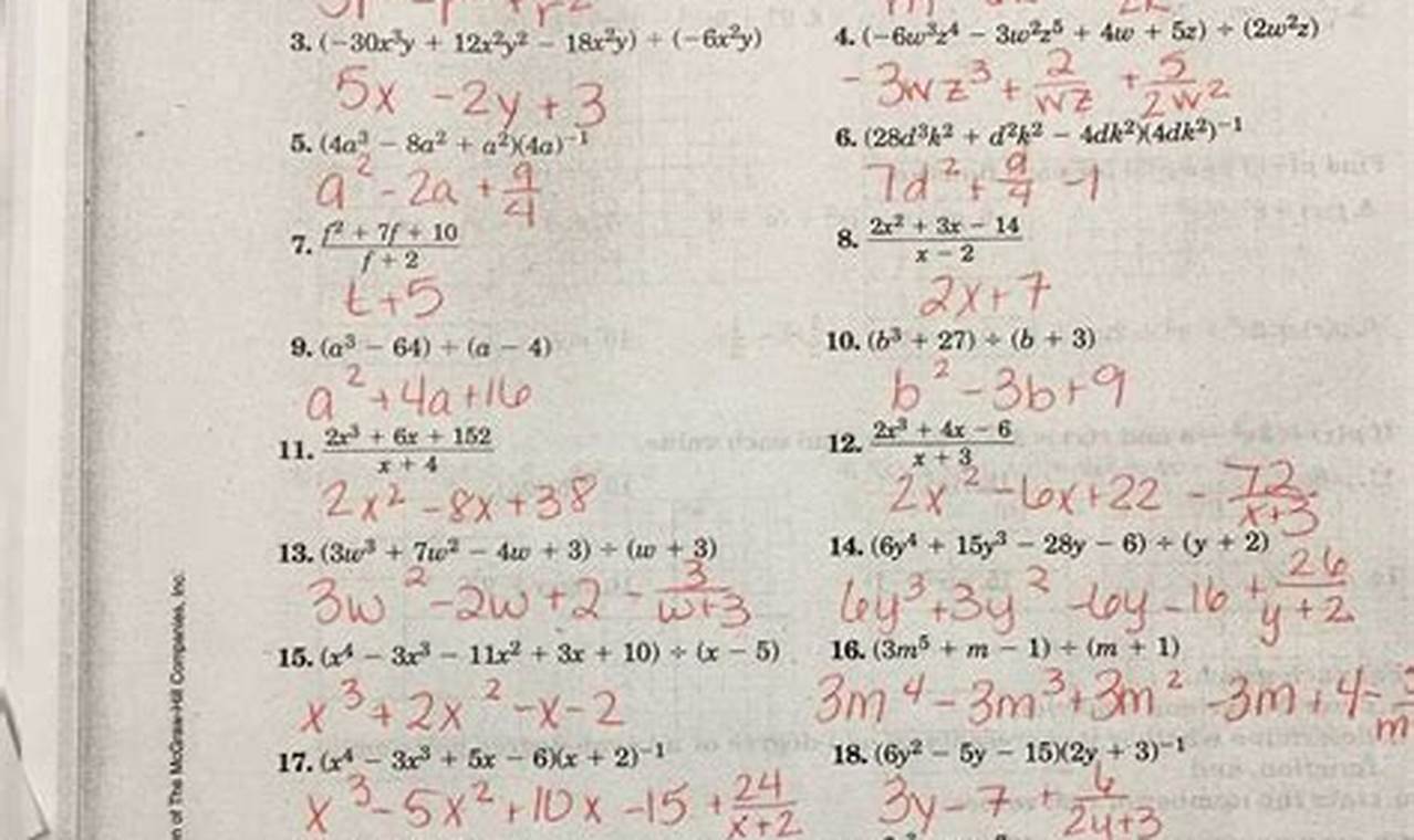 Big Ideas Math Algebra 1 Assessment Book Answers
