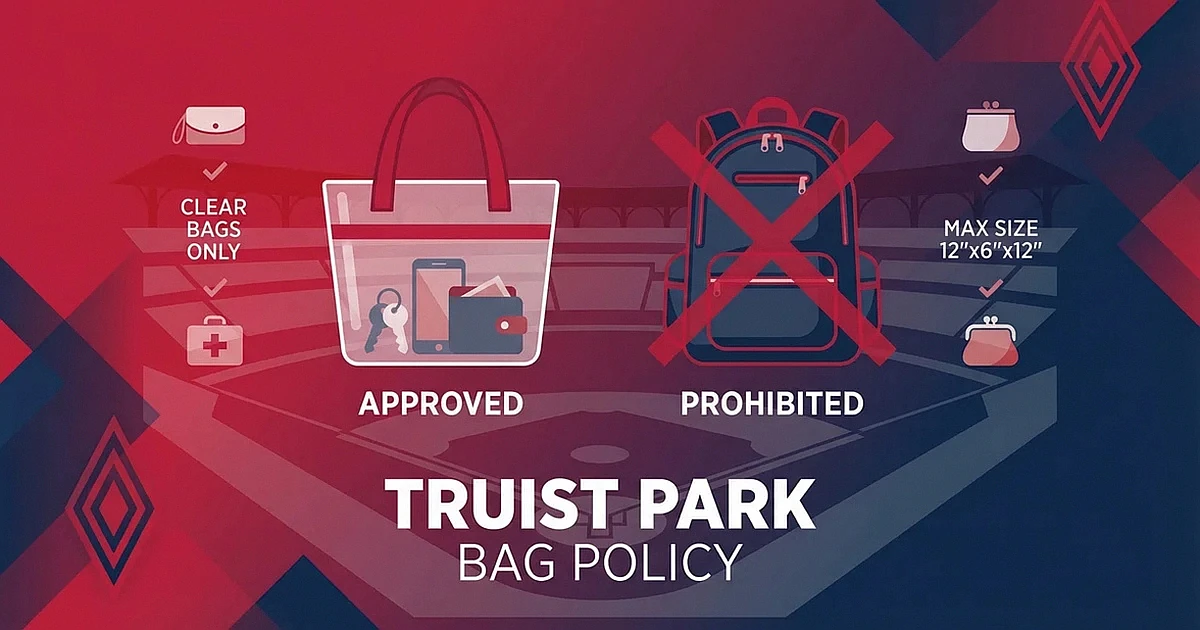 Twice Truist Park Bag Policy