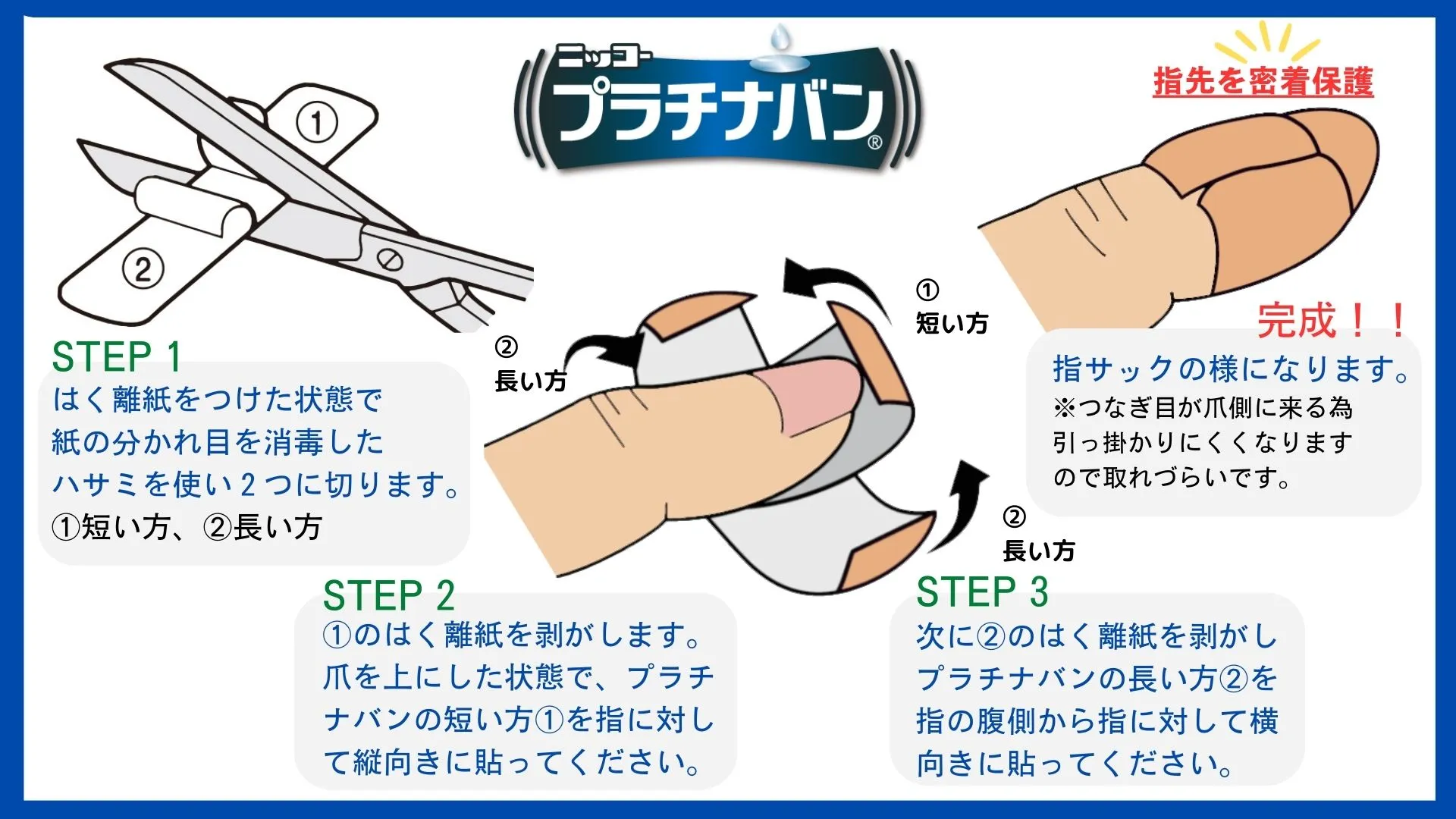 指先の絆創膏が剥がれない貼り方！水仕事も耐える裏ワザ完全解説